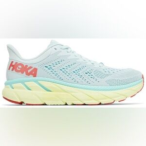 HOKA ONE ONE Wmns Clifton 7 'Morning Mist Hot Coral'